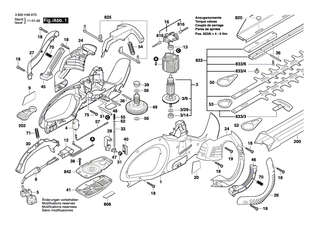 BOSCH Halter | Ersatzteile f�r AHS 6000 PRO, AHS 6000 PRO-T - 2608005081
