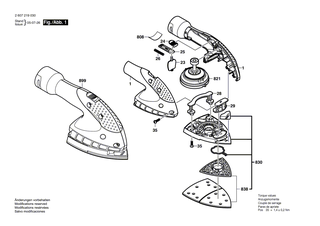 BOSCH Schwingfeder | Ersatzteile f�r Schwingschleifer - 2608005121