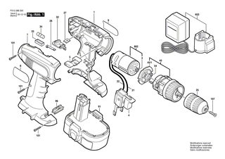 BOSCH Halter | Ersatzteile f�r GSR 12 V, GSR 9,6 V - 2608040079