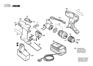 BOSCH Halter | Ersatzteile f�r GSR 12 V, GSR 9,6 V - 2608040079