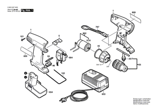 BOSCH Halter | Ersatzteile f�r GSR 12 V, GSR 9,6 V - 2608040079