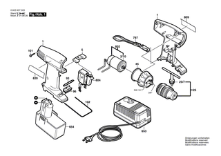 BOSCH Halter | Ersatzteile f�r GSR 12 V, GSR 9,6 V - 2608040079