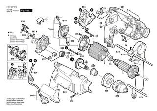 BOSCH Halterahmen | Ersatzteile f�r GSB 13, GSB 13 RE - 2608040120