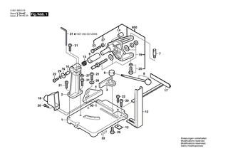 BOSCH L�ngsanschlag | Ersatzteile f�r GKS 66 CE, GKS 54 - 2608190002