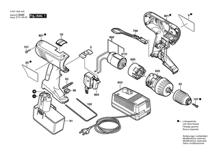 BOSCH Schrauberklinge | Ersatzteile f�r GBM 9,6 VES-1, GBM 7,2 VES-1 - 2608521018