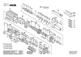 BOSCH Spannzange � 1/4, M 8, SW 14 | Ersatzteile f�r Geradschleifer, Hf-Geradschleifer - 2608570014