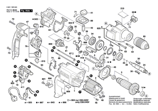 BOSCH Schnellspannbohrfutter HSB 4 | Ersatzteile f�r GSB 22-2 RE, GSB 22-2 RCE - 2608572143