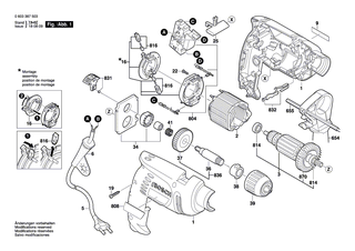 BOSCH Schnellspannbohrfutter | Ersatzteile f�r PSB 13 RE, PSB 550 RE - 2608572173