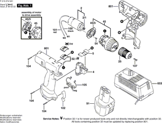 BOSCH Schnellspannbohrfutter | Ersatzteile f�r GSR 14,4 V, GSR 12 V - 2608572214