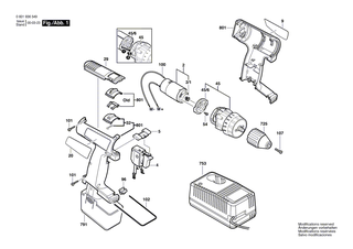 BOSCH Schnellspannbohrfutter | Ersatzteile f�r GSR 14,4 V, GSR 12 V - 2608572214