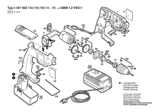 BOSCH Schnellspannbohrfutter | Ersatzteile f�r GSR 14,4 V, GSR 12 V - 2608572214