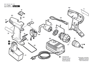 BOSCH Schnellspannbohrfutter | Ersatzteile f�r GSR 14,4 V, GSR 12 V - 2608572214