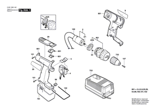 BOSCH Schnellspannbohrfutter | Ersatzteile f�r GSR 14,4 V, GSR 12 V - 2608572214