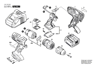 BOSCH Schnellspannbohrfutter 13 MM | Ersatzteile f�r GSR 18 V-LI, GSR 18V-LI - 2608572251
