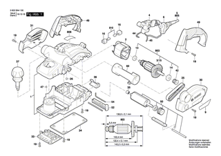 BOSCH Hobelkopf | Ersatzteile f�r GHO 14,4 V, PHO 20-82 - 2608584003