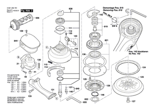 BOSCH Schleifteller Ø150 | Ersatzteile für GEX 150 TURBO, GEX 125-150 AVE - 2608601106