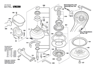 BOSCH Schleifteller Ø150 | Ersatzteile für GEX 150 TURBO, GEX 125-150 AVE - 2608601106