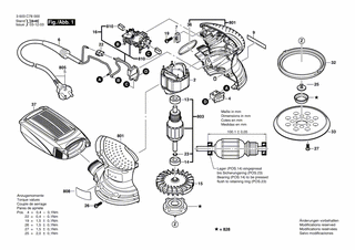 BOSCH Schleifteller | Ersatzteile für PEX 220 A, 7402 - 2609000750