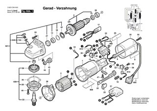 BOSCH Getriebegeh�use | Ersatzteile f�r PWS 550, PWS 600 - 2609000768