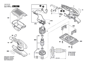 BOSCH Schleifplatte | Ersatzteile für PSS 200 A - 2609000875