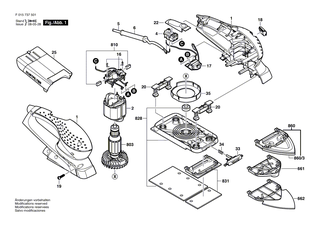 BOSCH Fussplatte | Ersatzteile f�r 7370, 7375 - 2609001124