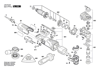 BOSCH Sechskantmutter | Ersatzteile f�r AKE 30 , AKE 35, AKE 40, AKE 35 - 2609001307