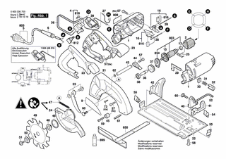 BOSCH Filzdichtung | Ersatzteile für PKS 54 CE | 1601015033