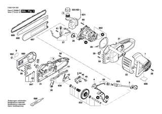 BOSCH Gest�nge | Ersatzteile f�r AKE 30 , AKE 35, AKE 40, AKE 35 - 2609001597