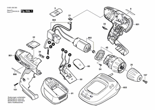 BOSCH Anzeigeplatte | Ersatzteile f�r PSR 18 LI-2, PSR...