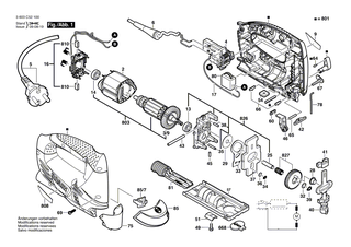 BOSCH Lagerbr�cke | Ersatzteile f�r GST 75 BE, PST 700 PE - 2609001930