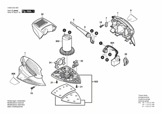 BOSCH Schleifplatte | Ersatzteile für PSM 80 A, PSM 100 A - 2609001937