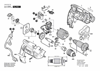 BOSCH Anker 220-230V | Ersatzteile f�r PSB 650 RA -...