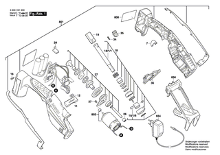 BOSCH Schaltfeder | Ersatzteile f�r KEO 10,8 LI, ART 23-18 LI - 2609001975