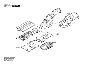 BOSCH Messerschutz LANG | Ersatzteile f�r ISIO - 2609001986