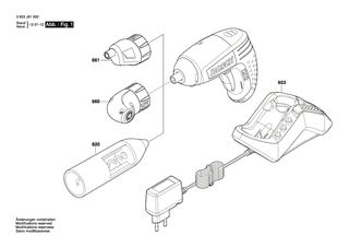 BOSCH Hw-Winkelgetriebe | Ersatzteile f�r IXO 3, IXO 4 - 2609002364