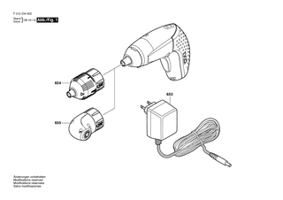 BOSCH Hw-Winkelgetriebe | Ersatzteile f�r IXO 3, IXO 4 - 2609002364