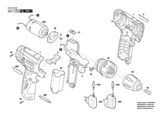 BOSCH Batterie-Set 10,8V | Ersatzteile für PSR 10,8 LI - 2609002571