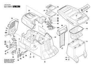 BOSCH Steckdose | Ersatzteile f�r AXT 22 D, AXT 25 D - 2609002801