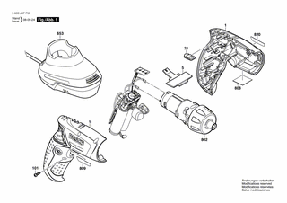 BOSCH Verstellschieber | Ersatzteile f�r PSR 7,2 LI -...