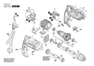 BOSCH Schnellspannbohrfutter | Ersatzteile f�r PSB 500 RE, PSB 570 RE - 2609002832