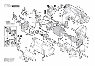 BOSCH Kohlebürstensatz | Ersatzteile für PSB 450 RE | 2607014013