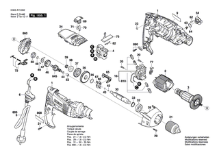 BOSCH Absperrventil | Ersatzteile f�r PSB 850-2 RE, PSB 9000-2-RE - 2609002963