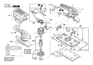 BOSCH Filzring | Ersatzteile f�r PSS 200 A, PSS 200 AC - 2609003061