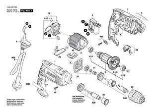BOSCH Sinterlager | Ersatzteile f�r PSB 500 RE, PSB 530...