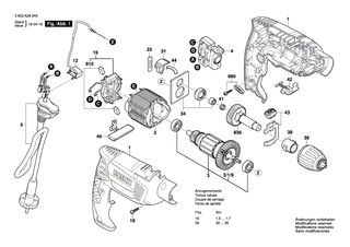 BOSCH Geh�useschale | Ersatzteile f�r PSB 650 RE, PSB 600 RE - 2609003128