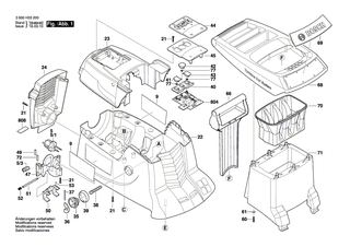 BOSCH Halterung | Ersatzteile f�r AXT 22 D, AXT 25 D - 2609003140