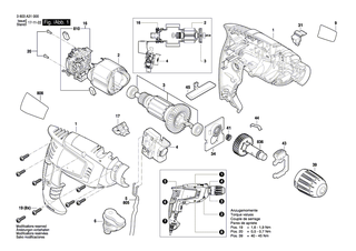 BOSCH Blattfeder | Ersatzteile f�r PSB 650 RE, PSB 600 RE - 2609003176