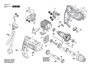 BOSCH Firmenschild PSB 500 RE | Ersatzteile fr PSB 500 RE - 2609003217