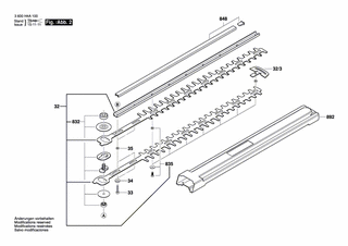 BOSCH Scheibe | Ersatzteile für AHS 54-20 LI, PFS 5000 E - 2609003301