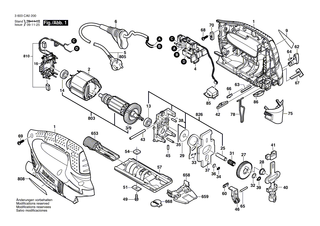 BOSCH Fussplatte | Ersatzteile f�r PST 900 PEL - 2609003461